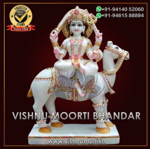 Marble Dasha Maa Statue