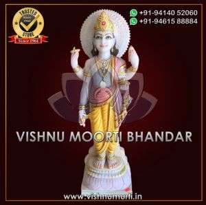 Marble Dhanvantari Statue