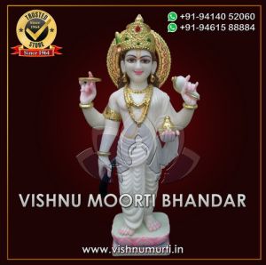 Marble Dhanvantari Statue
