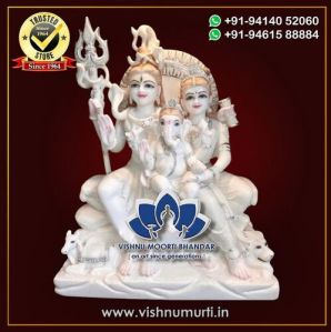 Marble Gauri Shankar Statue