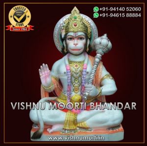 Lord Hanuman Marble Murti