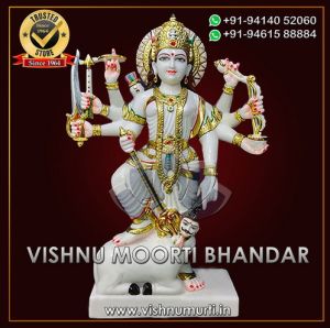 Marble Hinglaj Mata Statue