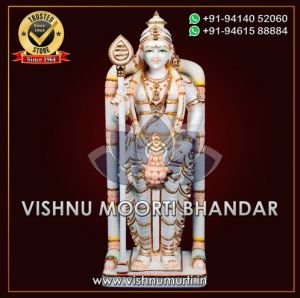 Marble Kartikeya Statue