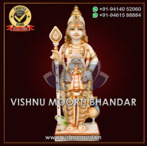 Marble Kartikeya Statue