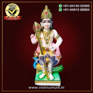 Marble Kartikeya Statue