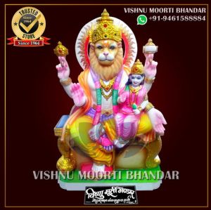 Marble Narasingh Bhagwan Statue