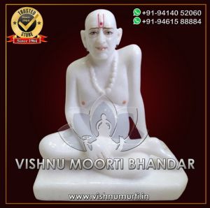 Marble Swami Samarth Statue