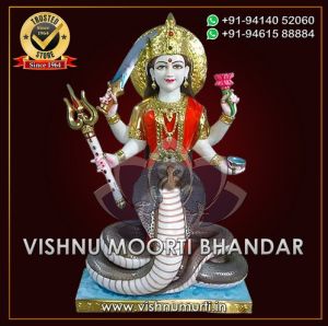 Nagnechi Mata Marble Murti