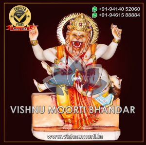 Narsingh Bhagwan Marble Statue