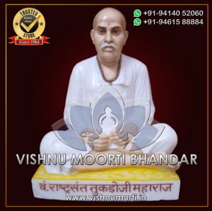 Sant Tukdoji Maharaj Marble Murti