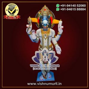 Vishnu Varah Avatar Marble Statue