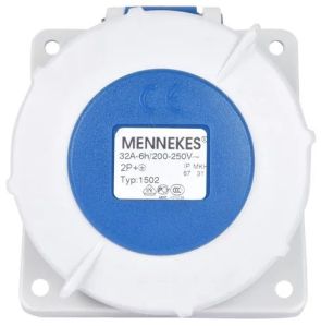 mennekes 2 pin 1 32amps 250v plug