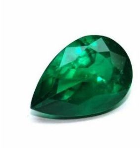 natural emerald pear stone