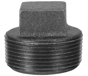 1/8 Inch Forged Threaded Square Head Plug