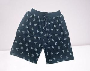 Mens Printed Cotton Shorts