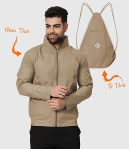 Wind Cheater Convertible Backpack Jacket