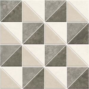Bdf Triangle Mosaic Grey Hl Floor Tiles