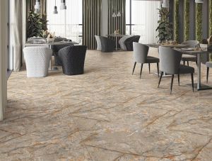 Carving Endless Silver Root Marble Gvt Tiles