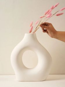 Nordic Donut Modern Ceramic Flower Vase