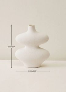 Infinity Modern Ceramic Flower Vase
