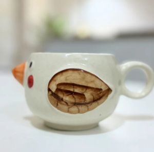 Handcrafted Tweety Bird Design Ceramic Cup