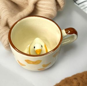 Quack Duck Design Ceramic Cup