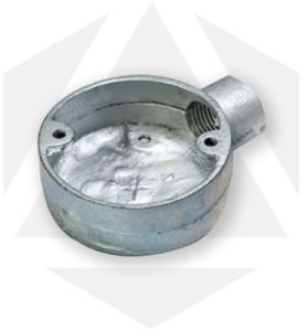 Mild Steel 1 Way Junction Box