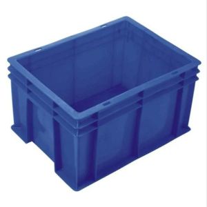 Blue Industrial Plastic Crate