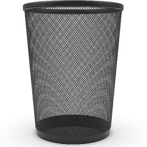 Metal Mesh Round Paper Dustbin