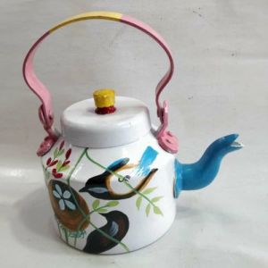 Aluminium Hand Painted Tea Kettle