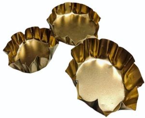 Gold Color Round Iron Candle Wax Holder