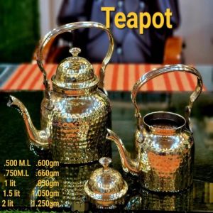 Polished Brass Tea Kettle