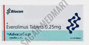 Advacan 0.25mg Everolimus Tablet
