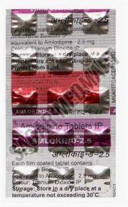 Amlokind Amlodipine 2.5mg Tablet