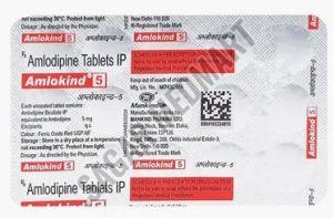 Amlokind Amlodipine 5mg Tablet