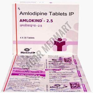 Amlokind Amlodipine 2.5mg Tablet
