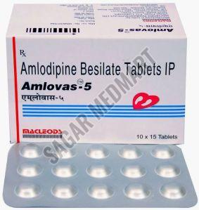 Amlovas 5mg  Amlodipine Besilate Tablet