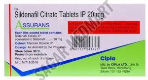 Assurans 20mg Sildenafil Citrate Tablets