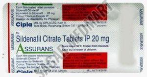 Assurans 20mg Sildenafil Citrate Tablets