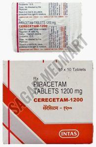 Cerecetam 1200Mg Piracetam Tablet