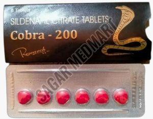 Cobra 200mg Sildenafil Citrate Tablets