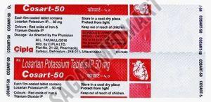 Cosart 50mg Losartan Potassium Tablet