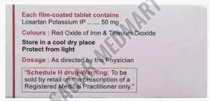 Cosart 50mg Losartan Potassium Tablet
