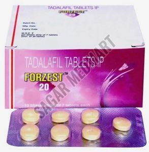 Forzest 20 Mg Tadalafil Tablets