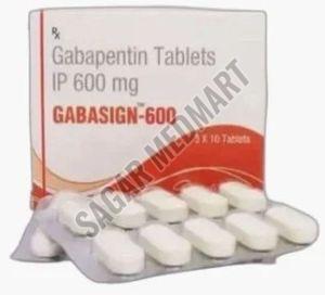 Gabasign 600mg Gabapentin Tablets