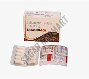 Gabasign 800mg Gabapentin Tablets