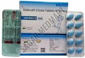 Hiforce 100mg Sildenafil Citrate Tablets