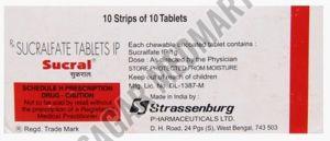 Sucral 1gm Sucralfate Tablets