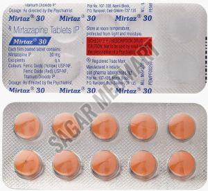 Mirtaz 30mg Mirtazapine Tablet