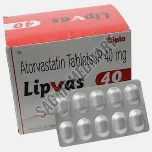 Lipvas 40mg Atorvastatin Tablet